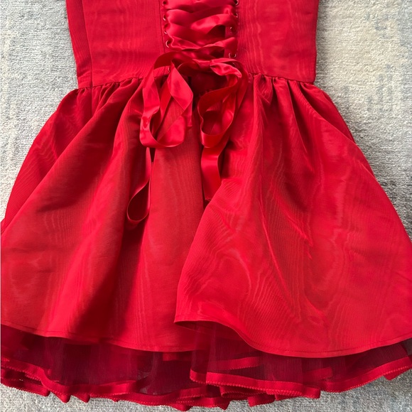 Sugar Thrillz MAGIC MOVES CORSET DRESS- Red - Picture 10 of 12